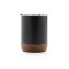 RCS Re-steel cork small vacuum coffee mug - Black