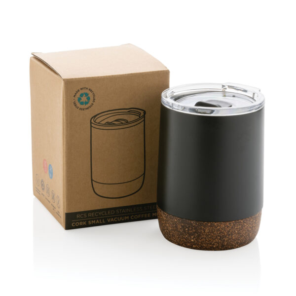 RCS Re-steel cork small vacuum coffee mug - Black