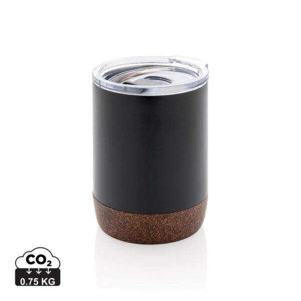 RCS Re-steel cork small vacuum coffee mug - Black