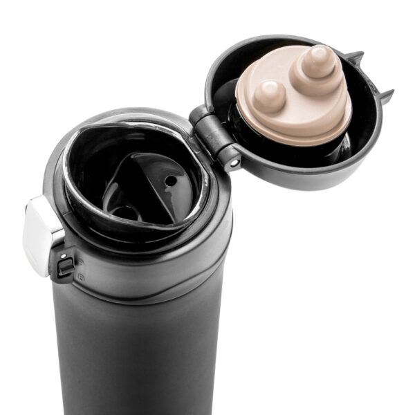 RCS Recycled stainless steel easy lock vacuum mug - Black