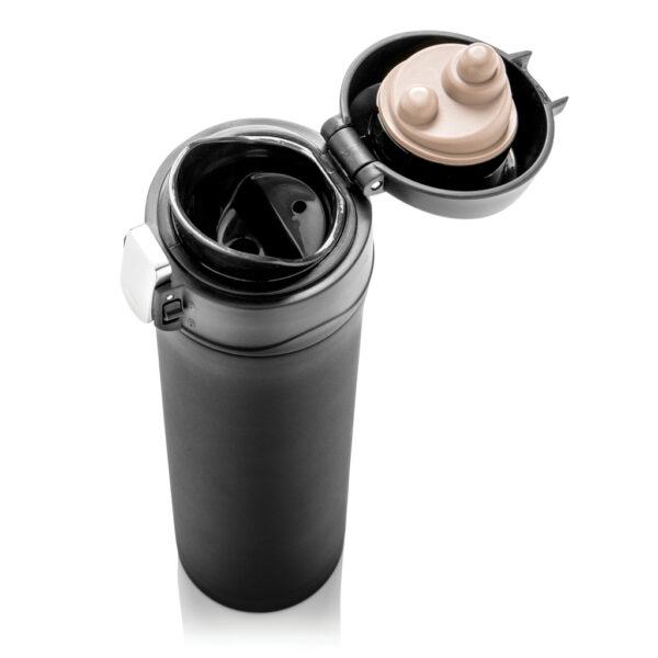 RCS Re-steel easy lock vacuum flask - Black