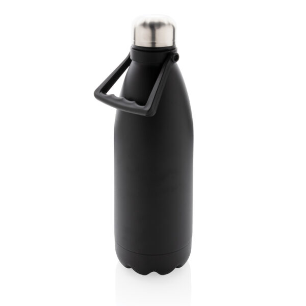 RCS Recycled stainless steel large vacuum bottle 1.5L - Black