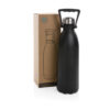 RCS Recycled stainless steel large vacuum bottle 1.5L - Black