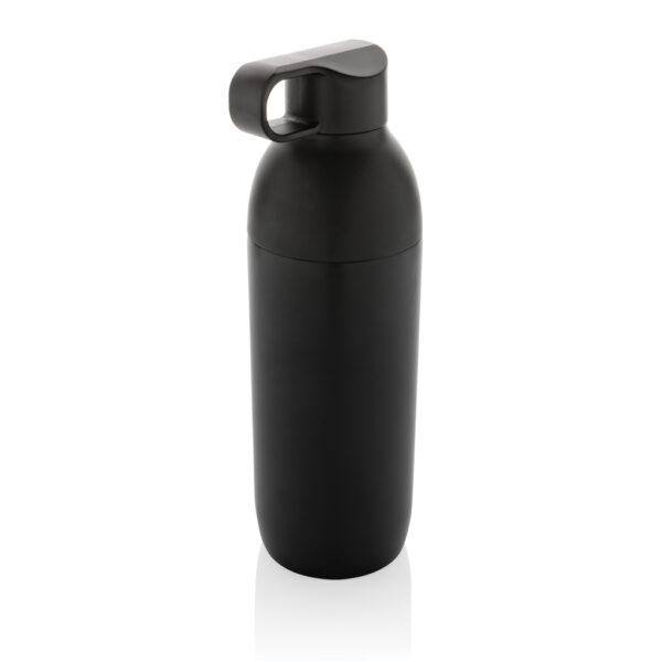 Flow RCS recycled stainless steel vacuum bottle - Black