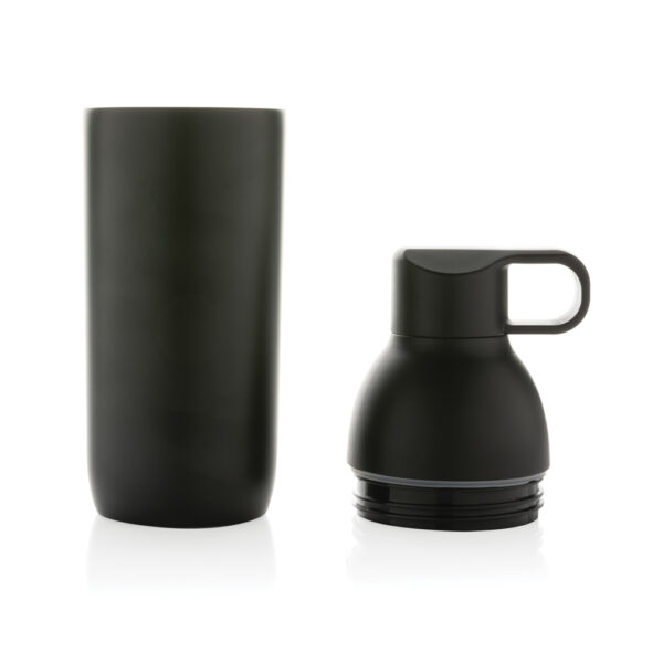 Flow RCS recycled stainless steel vacuum bottle - Black