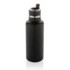 Hydro RCS recycled stainless steel vacuum bottle with spout - Black