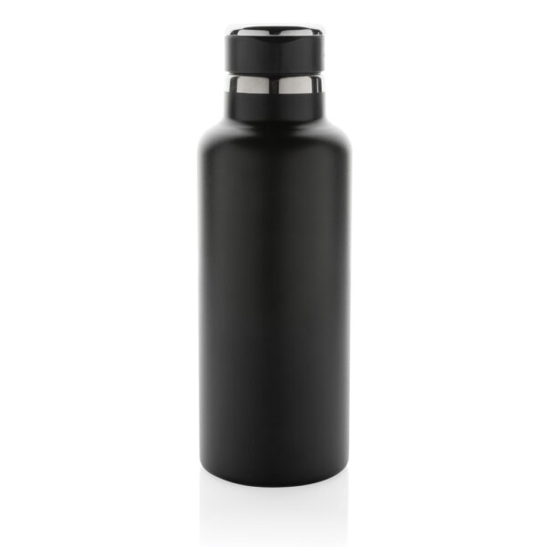 Hydro RCS recycled stainless steel vacuum bottle with spout - Black