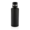 Hydro RCS recycled stainless steel vacuum bottle with spout - Black