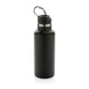 Hydro RCS recycled stainless steel vacuum bottle with spout - Black