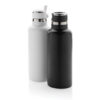 Hydro RCS recycled stainless steel vacuum bottle with spout - Black