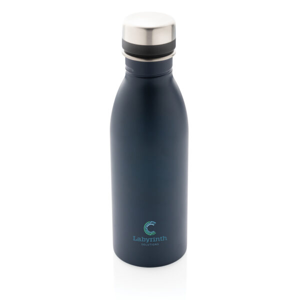 RCS Recycled stainless steel deluxe water bottle - Navy