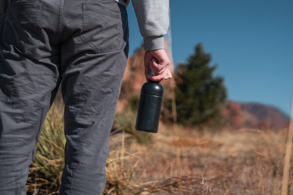 Soda RCS certified re-steel carbonated drinking bottle - Black