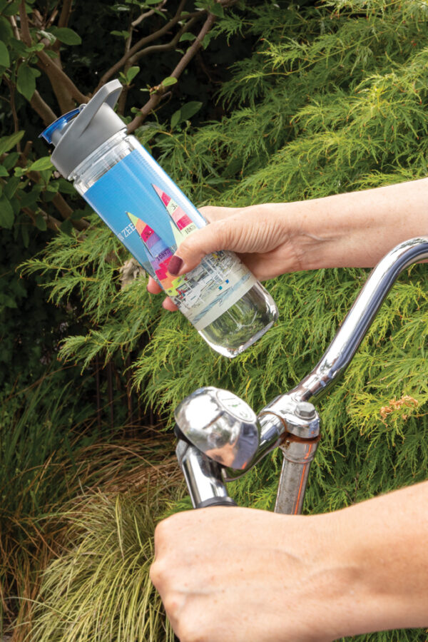 Water bottle with infuser - Blue