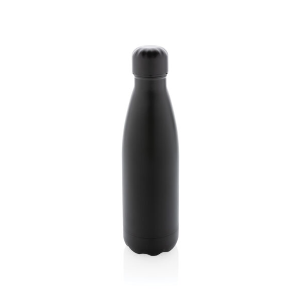 Solid colour vacuum stainless steel bottle 500 ml - Black