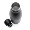 Solid colour vacuum stainless steel bottle 500 ml - Black