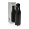 Solid colour vacuum stainless steel bottle 500 ml - Black