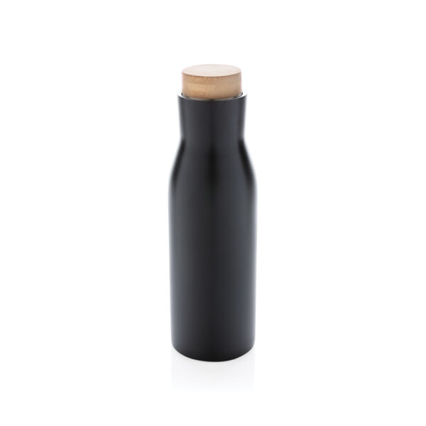 Clima leakproof vacuum bottle with steel lid - Black