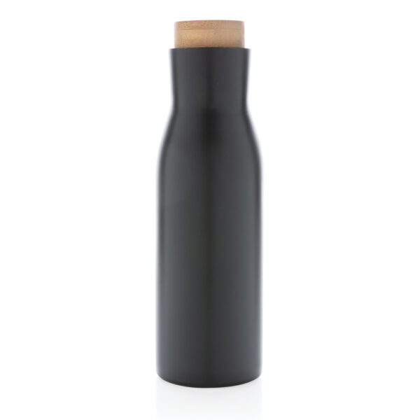 Clima leakproof vacuum bottle with steel lid - Black