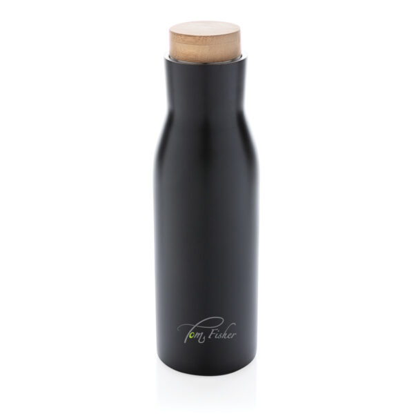 Clima leakproof vacuum bottle with steel lid - Black