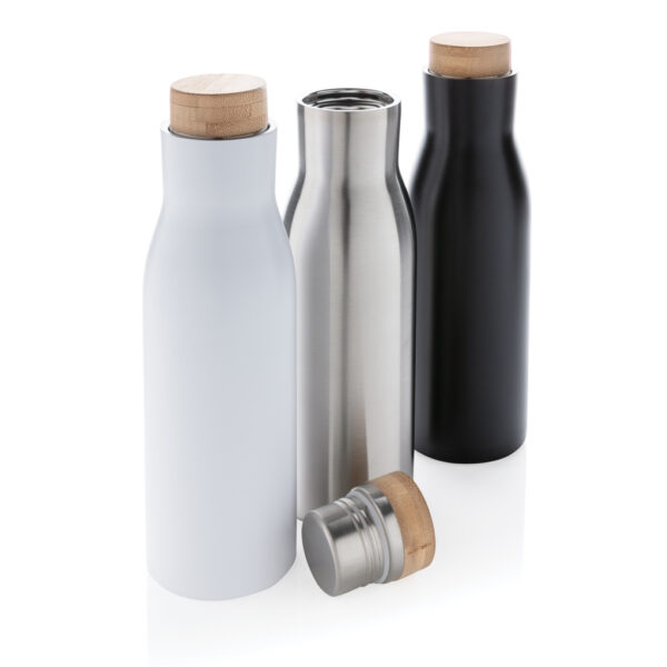 Clima leakproof vacuum bottle with steel lid - Black