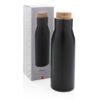 Clima leakproof vacuum bottle with steel lid - Black