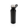 Copper vacuum insulated bottle with carry loop - Black