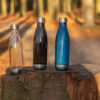 Leakproof water bottle with stainless steel lid - Transparent