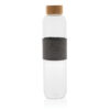 Impact borosilicate glass bottle with bamboo lid - Water Bottles