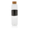 Impact borosilicate glass bottle with bamboo lid - Water Bottles