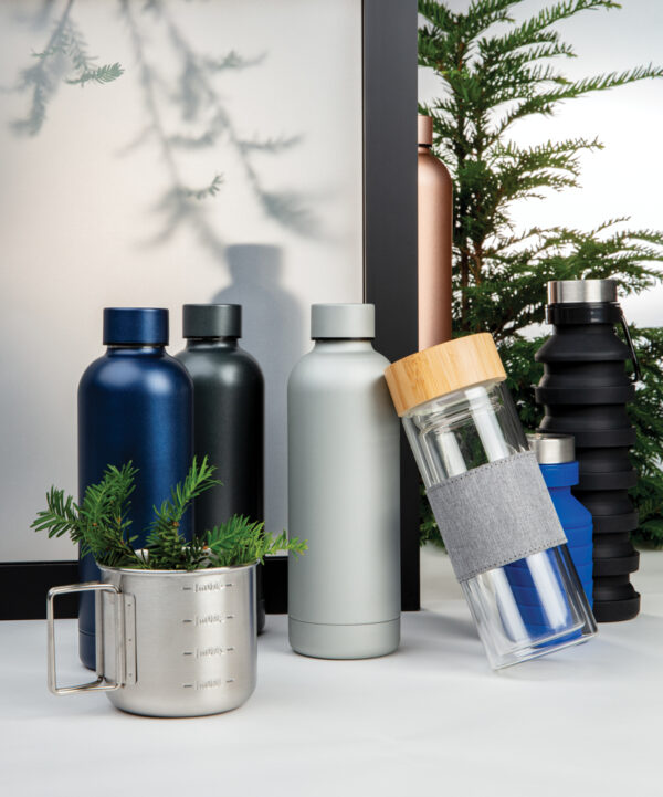 Impact double wall borosilicate glass bottle - Water Bottles