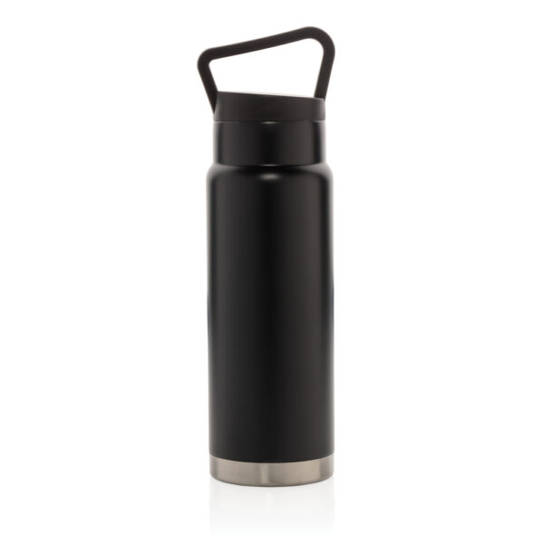 Leakproof vacuum on-the-go bottle with handle - Black