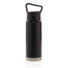 Leakproof vacuum on-the-go bottle with handle - Black