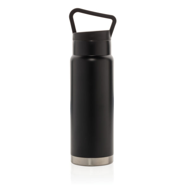 Leakproof vacuum on-the-go bottle with handle - Black