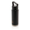 Leakproof vacuum on-the-go bottle with handle - Black