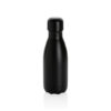 Solid colour vacuum stainless steel bottle 260ml - Black