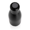 Solid colour vacuum stainless steel bottle 260ml - Black