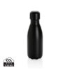 Solid colour vacuum stainless steel bottle 260ml - Black