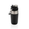 Vacuum stainless steel dual function lid bottle 500ml - Black