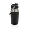 Vacuum stainless steel dual function lid bottle 500ml - Black