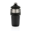 Vacuum stainless steel dual function lid bottle 500ml - Black