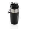 Vacuum stainless steel dual function lid bottle 500ml - Black