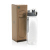 Yide RCS Recycled PET leakproof lockable waterbottle 800ml - Transparent