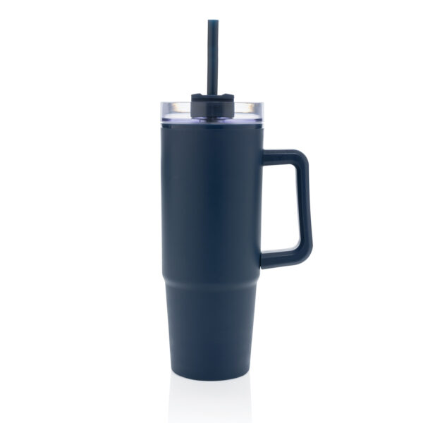 Tana RCS plastic tumbler with handle 900ml - Navy