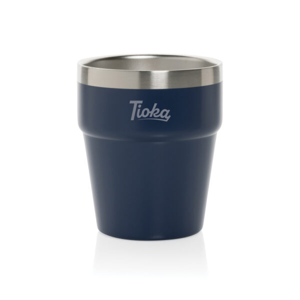 Clark RCS double wall coffee cup 300ML - Navy