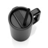 Cube RCS certified recycled steel mug 800ml - Black