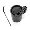 Cube RCS certified recycled steel mug 800ml - Black