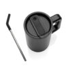 Cube RCS certified recycled steel mug 800ml - Black