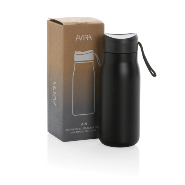 Avira Ain RCS Re-steel 150ML mini travel bottle - Black