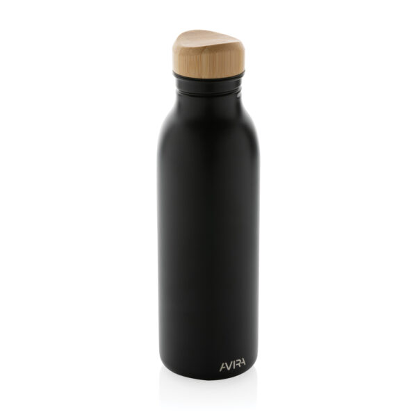 Avira Alcor RCS Re-steel single wall water bottle 600 ML - Black