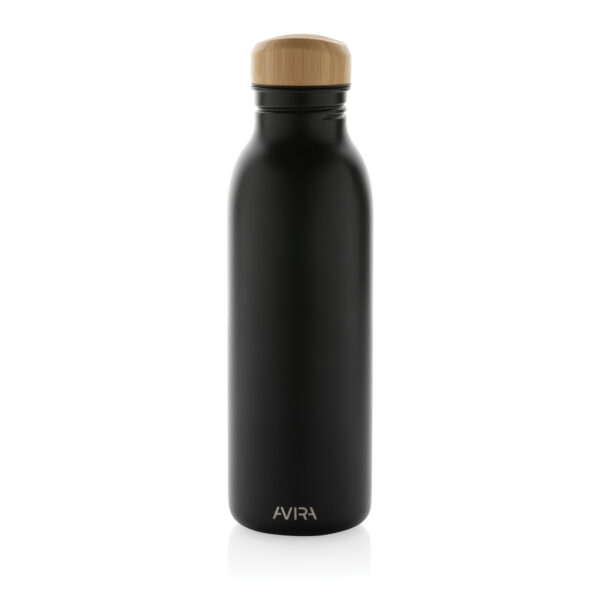 Avira Alcor RCS Re-steel single wall water bottle 600 ML - Black